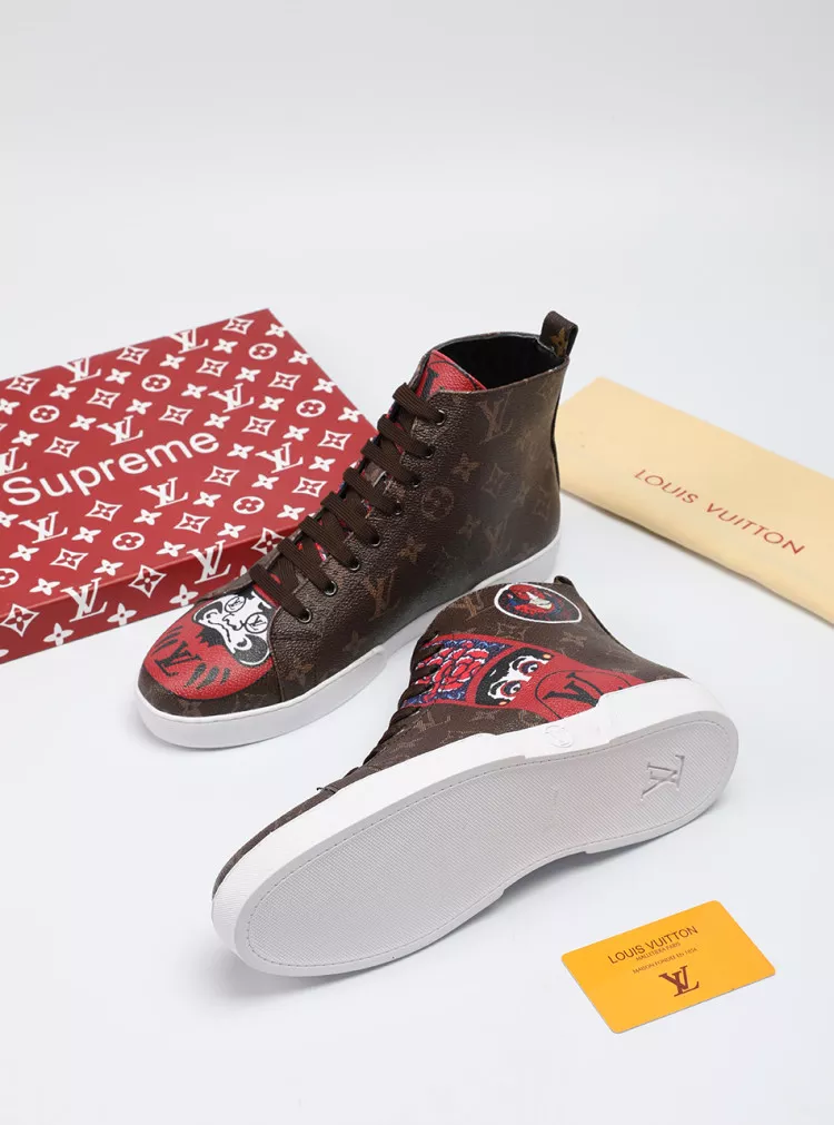 Durable 2251 Louis Vuitton High Tops Shoes For Men