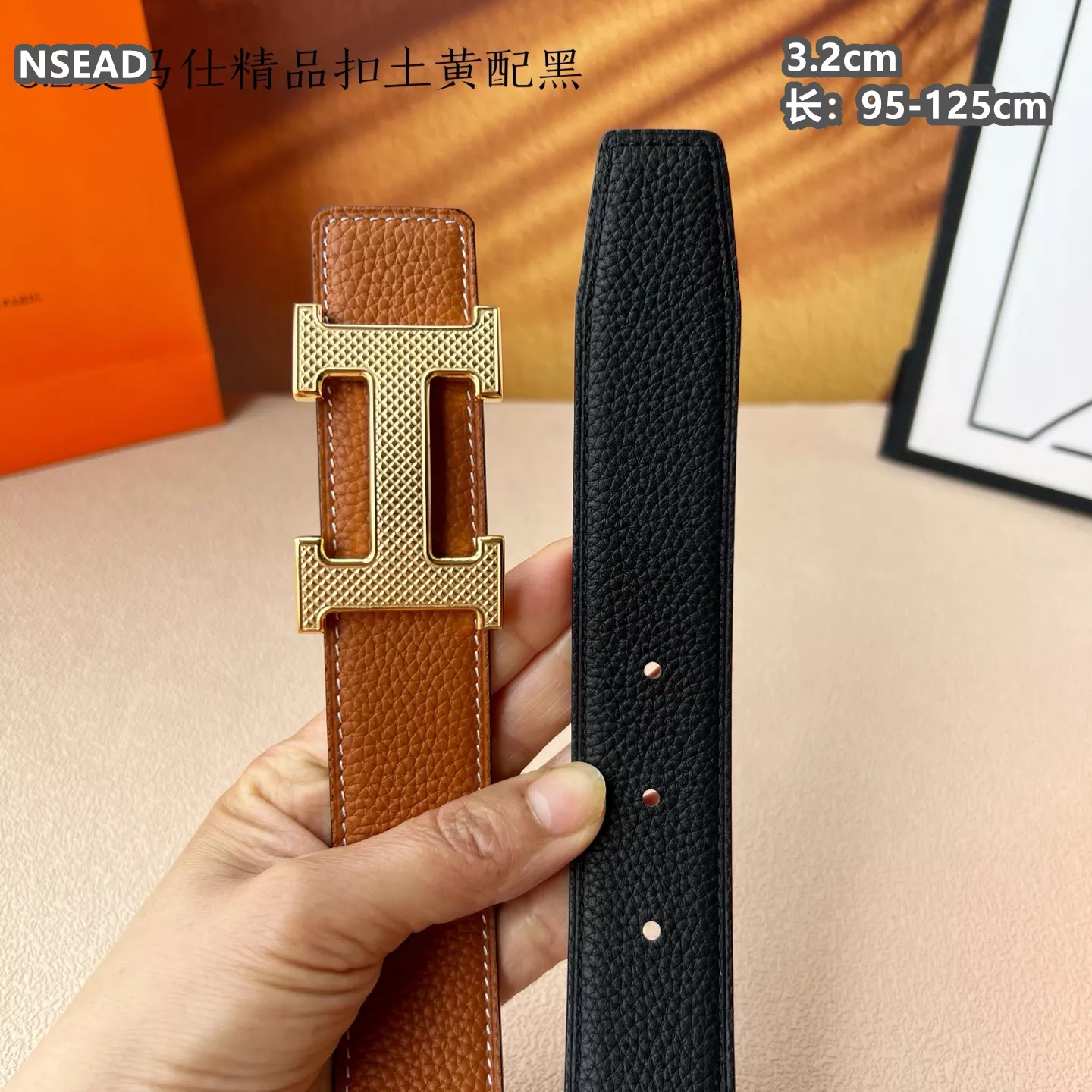 Durable 2411 Hermes AAA Quality Belts For Men