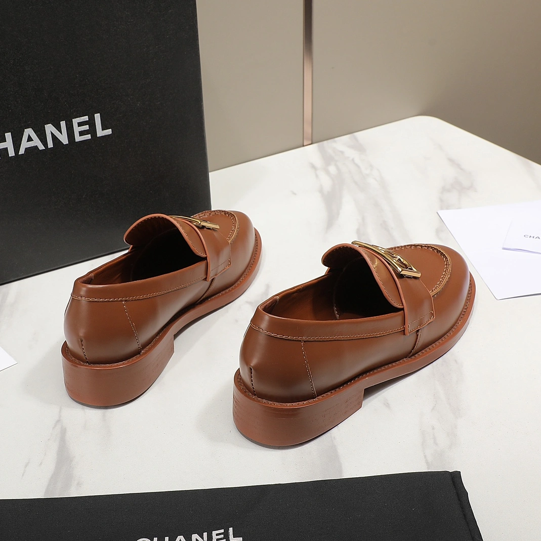 Durable 2506 Chanel Leather Shoes For Women