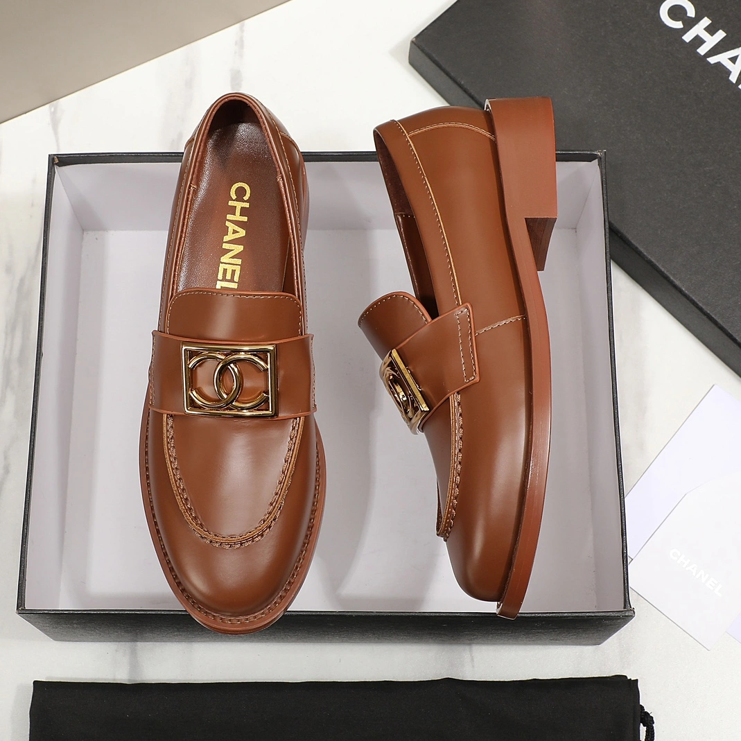 Durable 2506 Chanel Leather Shoes For Women