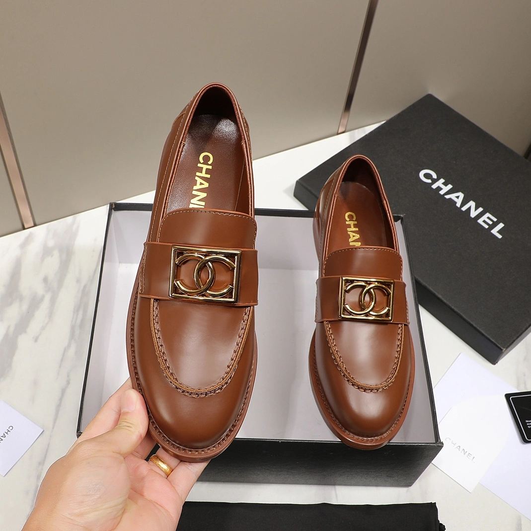 Durable 2506 Chanel Leather Shoes For Women