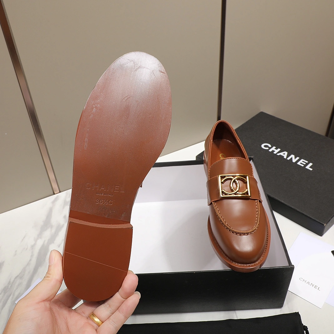 Durable 2506 Chanel Leather Shoes For Women