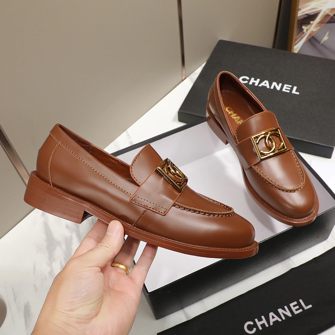 Durable 2506 Chanel Leather Shoes For Women