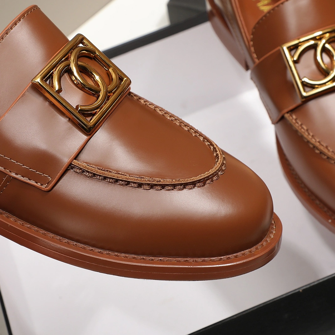 Durable 2506 Chanel Leather Shoes For Women