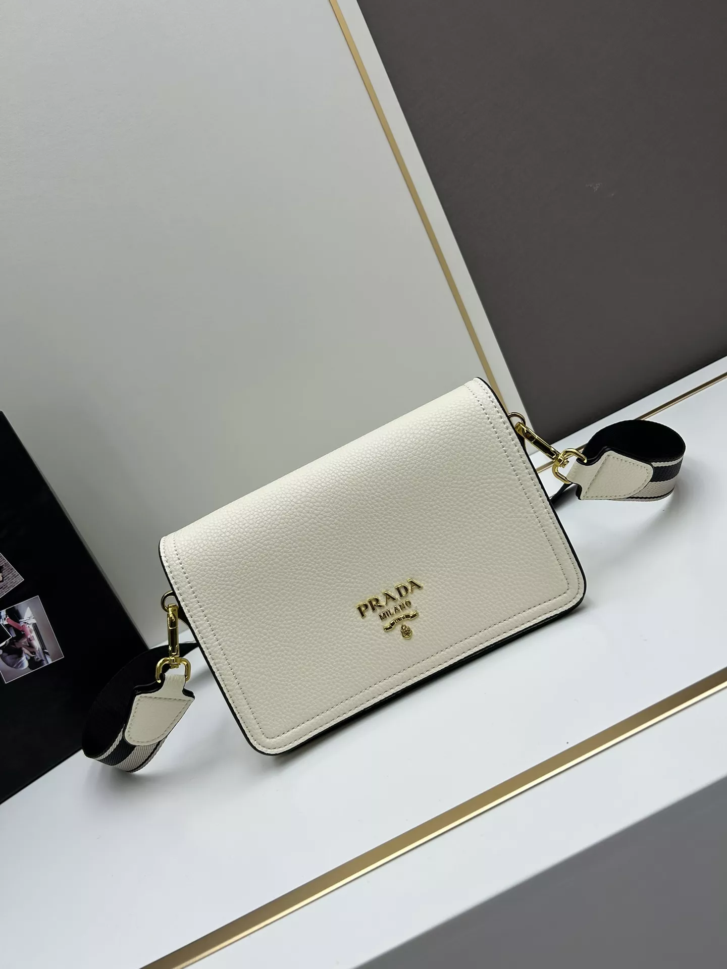 Durable 2618 Prada AAA Quality Messenger Bags For Women