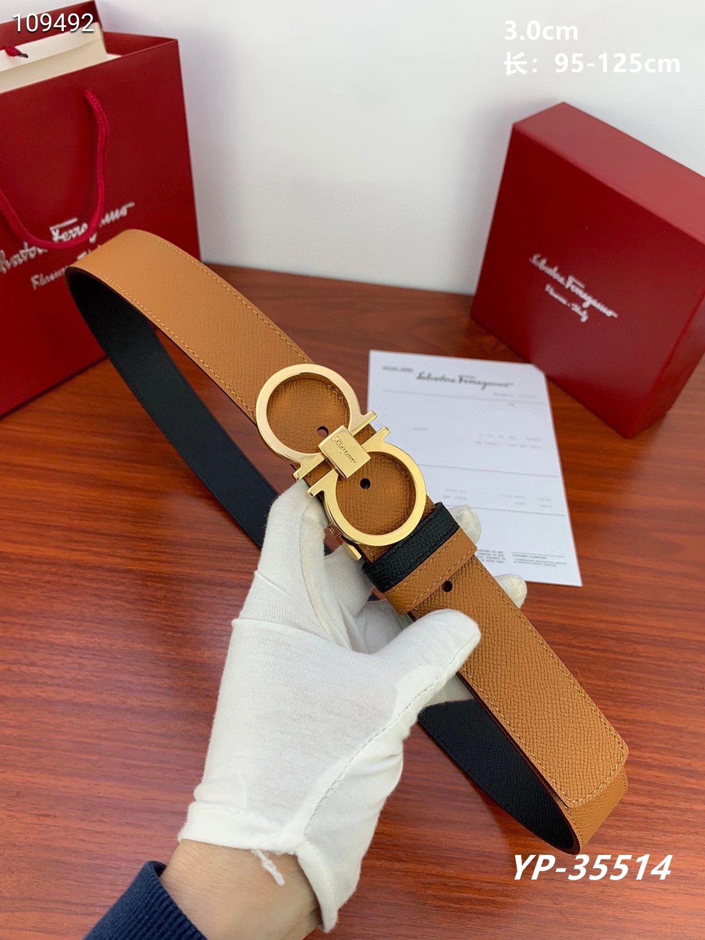 Durable 2622 Salvatore Ferragamo AAA  Belts