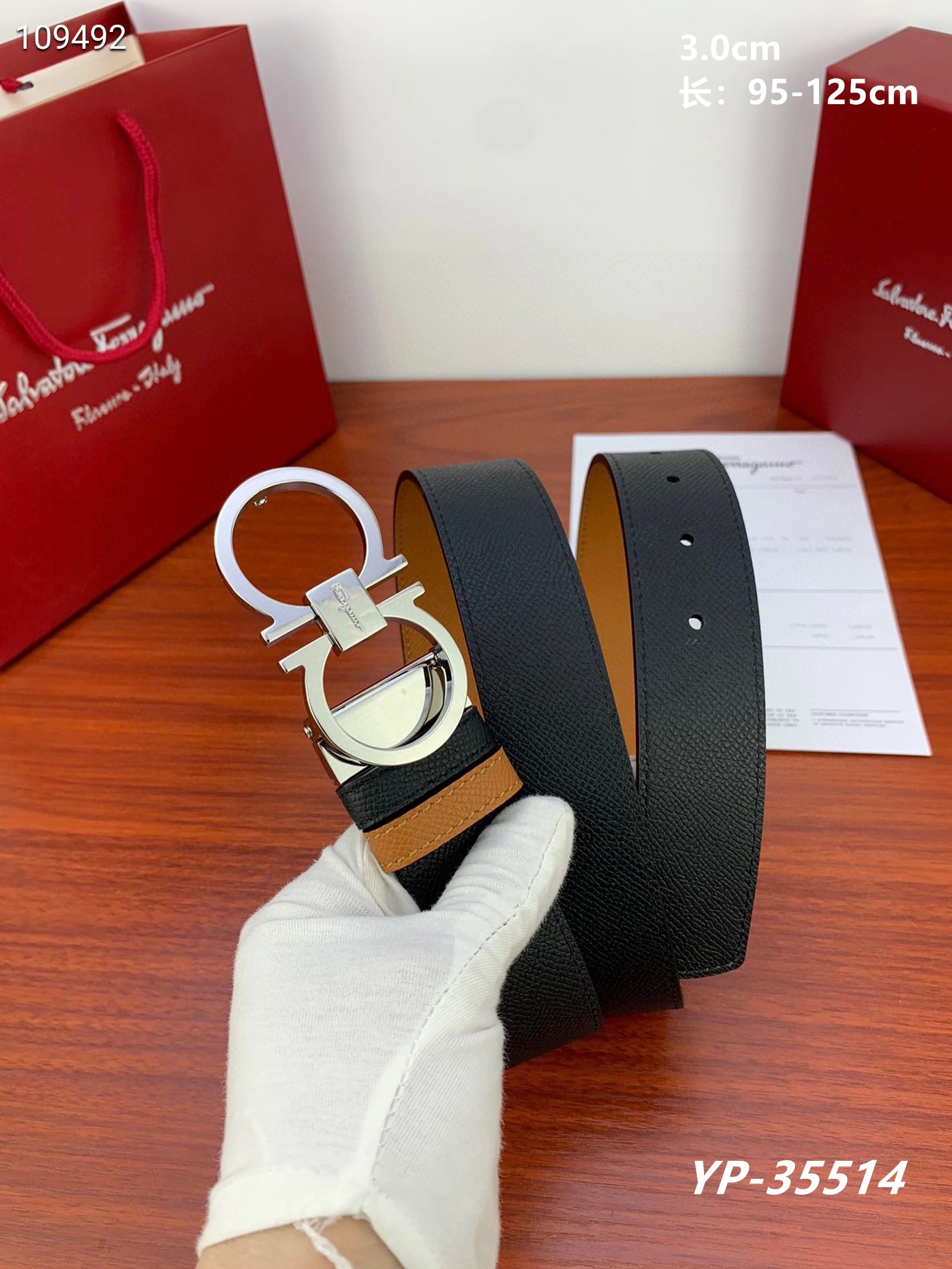 Durable 2622 Salvatore Ferragamo AAA  Belts