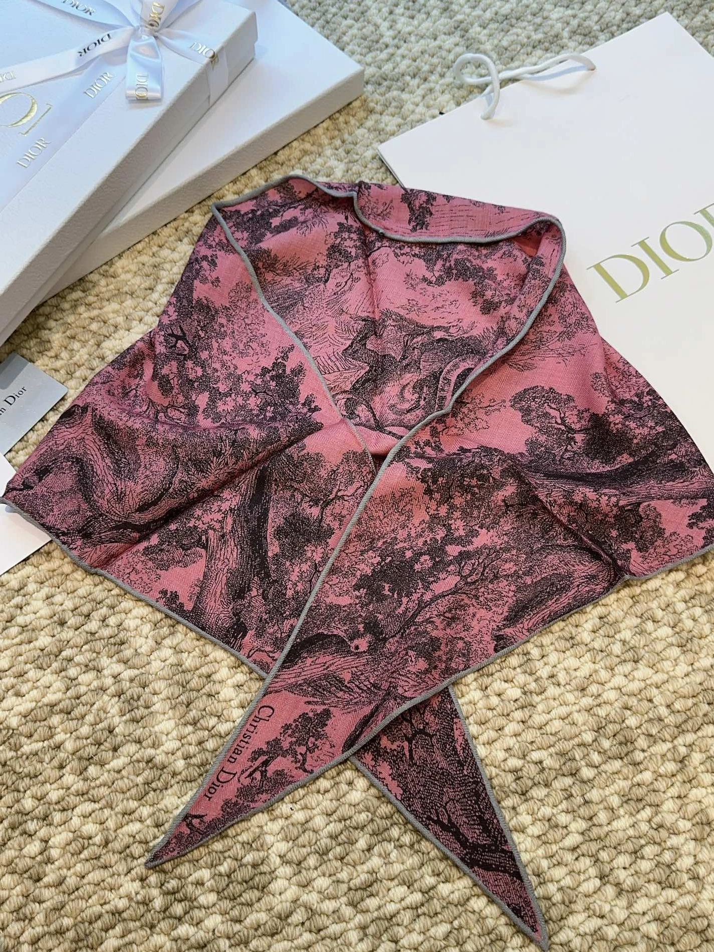 Durable 2645 Christian Dior Silk Scarf
