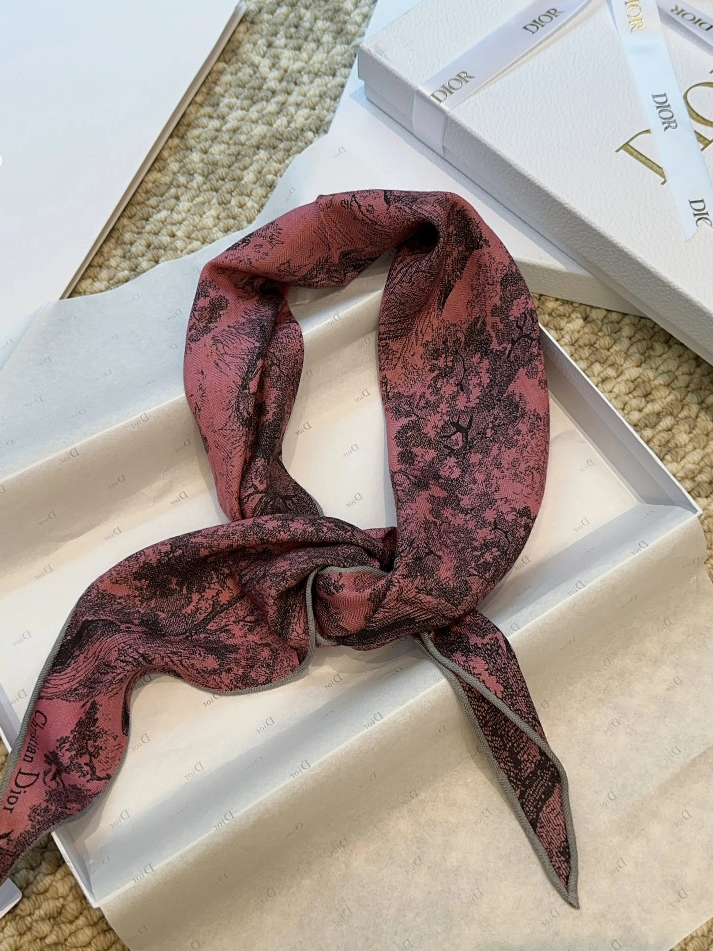Durable 2645 Christian Dior Silk Scarf