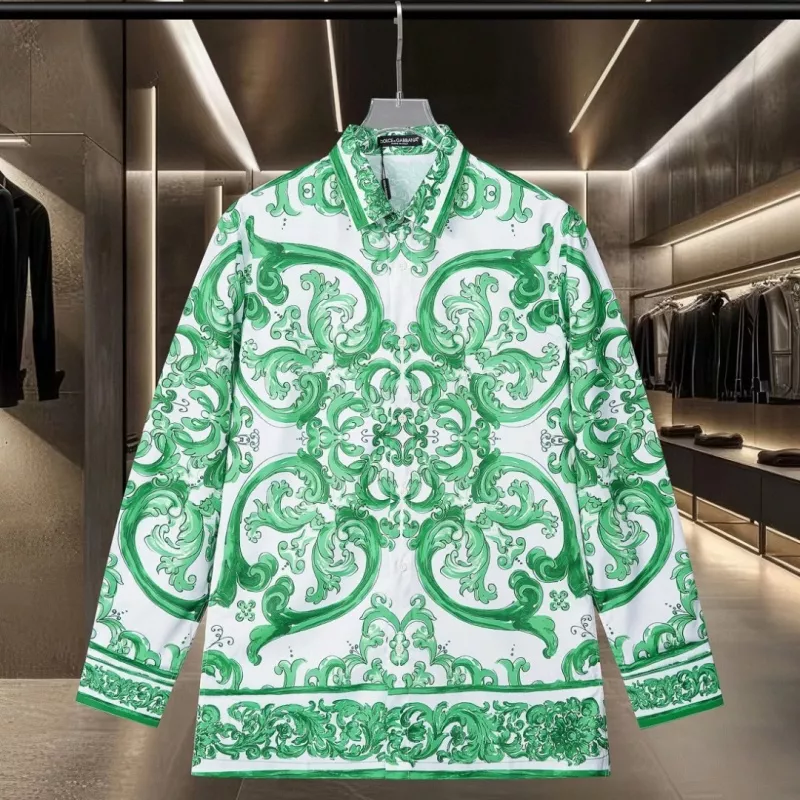 Durable 2937 Dolce & Gabbana D&G Shirts Long Sleeved For Unisex