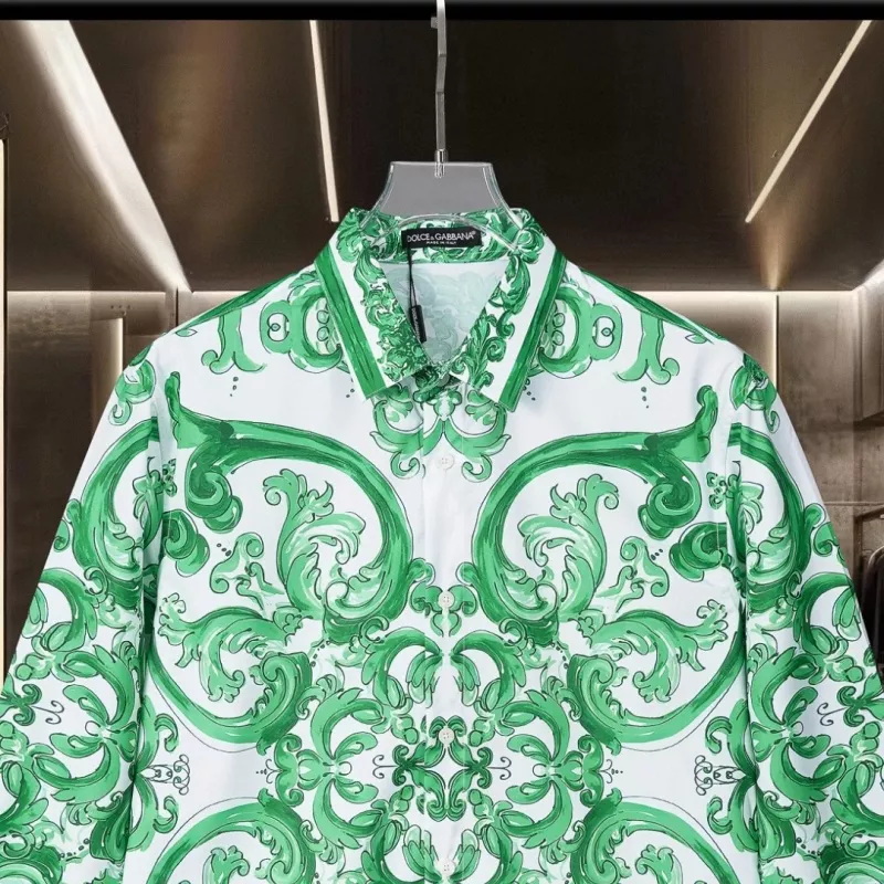 Durable 2937 Dolce & Gabbana D&G Shirts Long Sleeved For Unisex