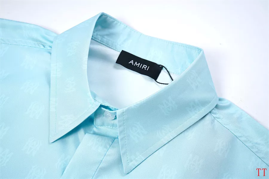 Durable 3018 Amiri Shirts Short Sleeved For Men