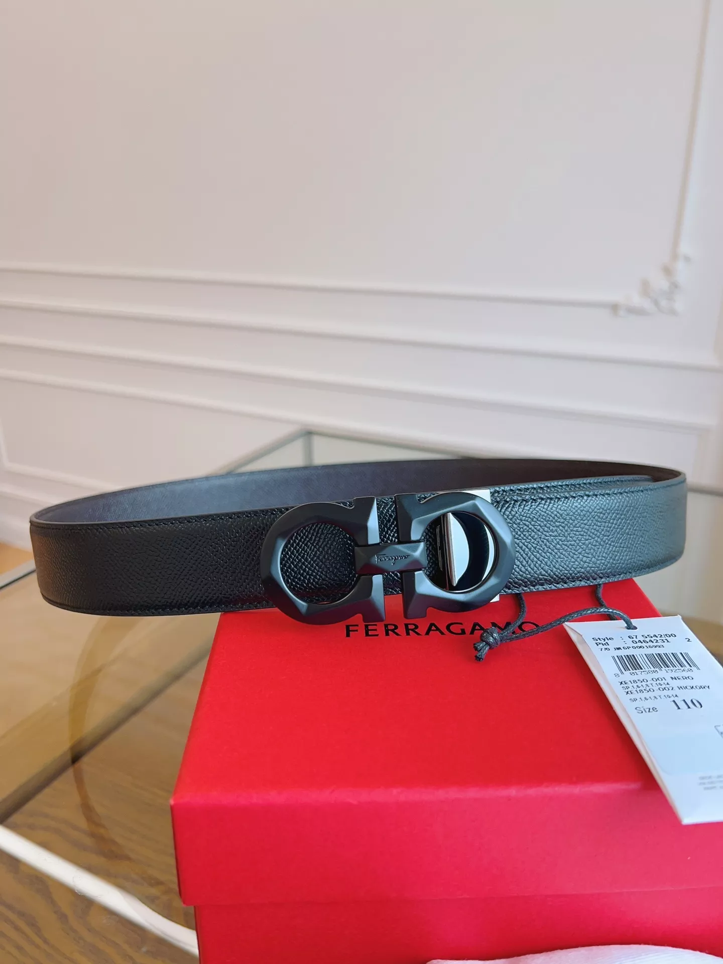 Durable 3373 Salvatore Ferragamo AAA Quality Belts In 3.5cm For Men