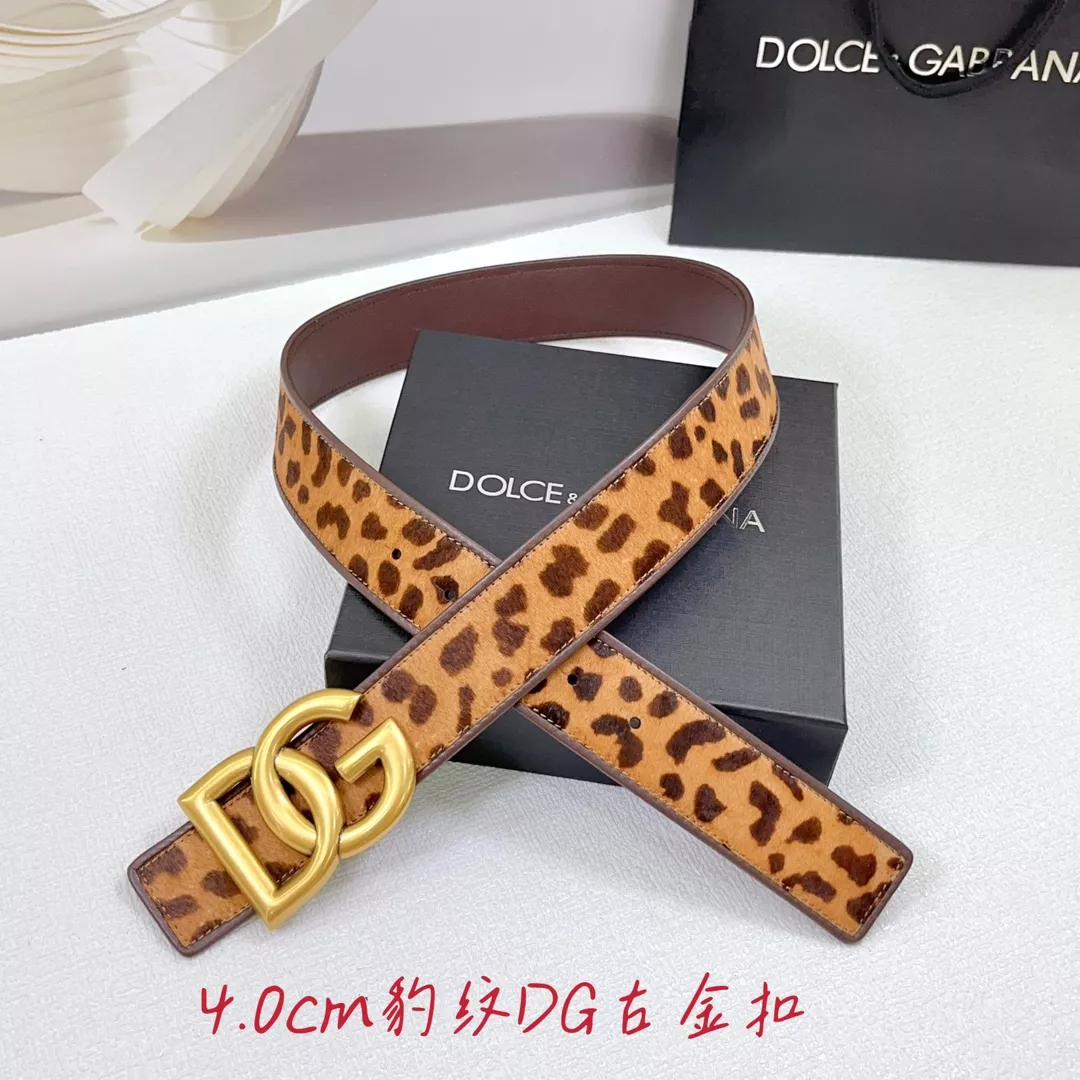 Durable 3421 Dolce & Gabbana D&G AAA Quality Belts In 4.0cm For Unisex