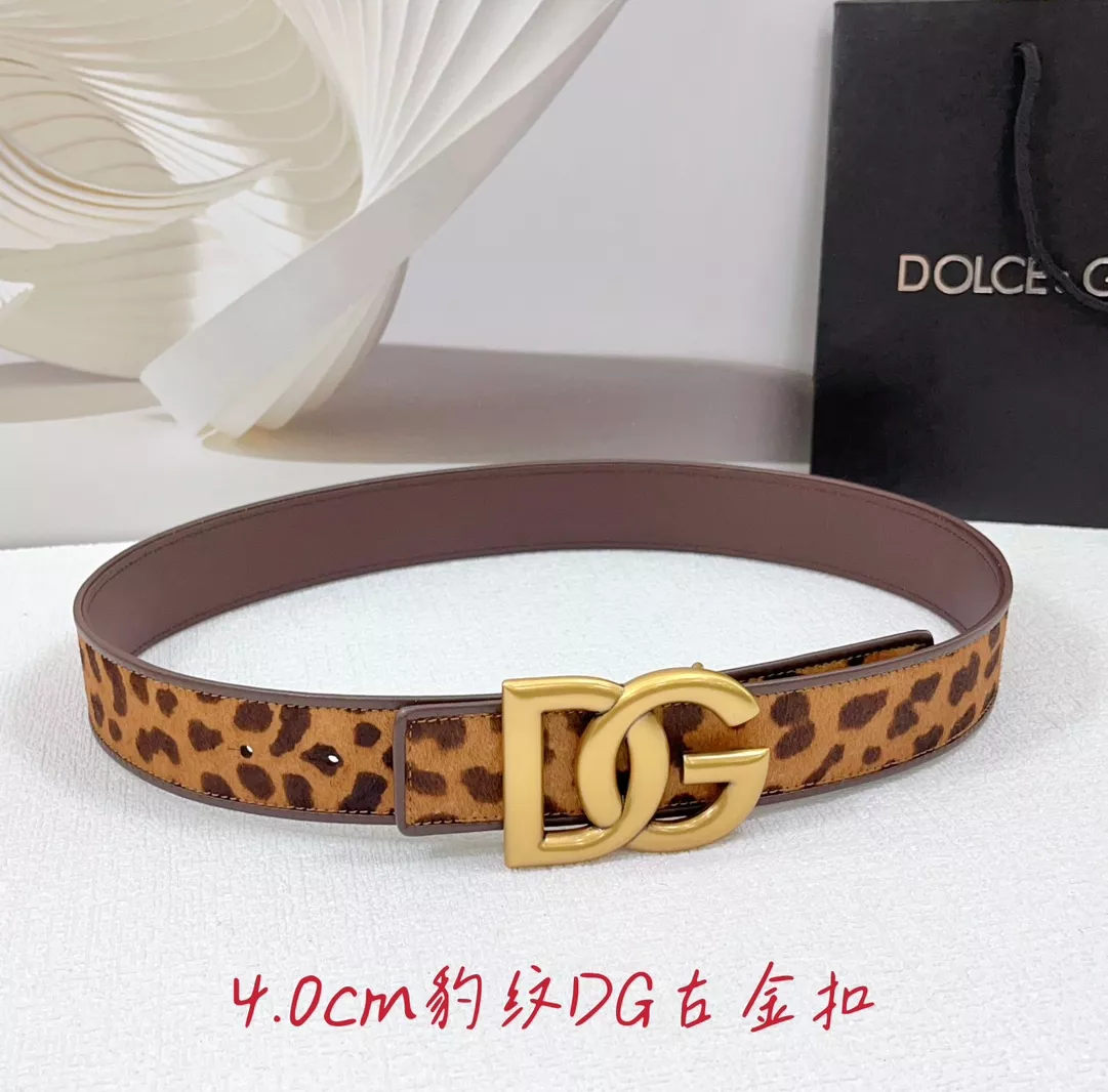 Durable 3421 Dolce & Gabbana D&G AAA Quality Belts In 4.0cm For Unisex