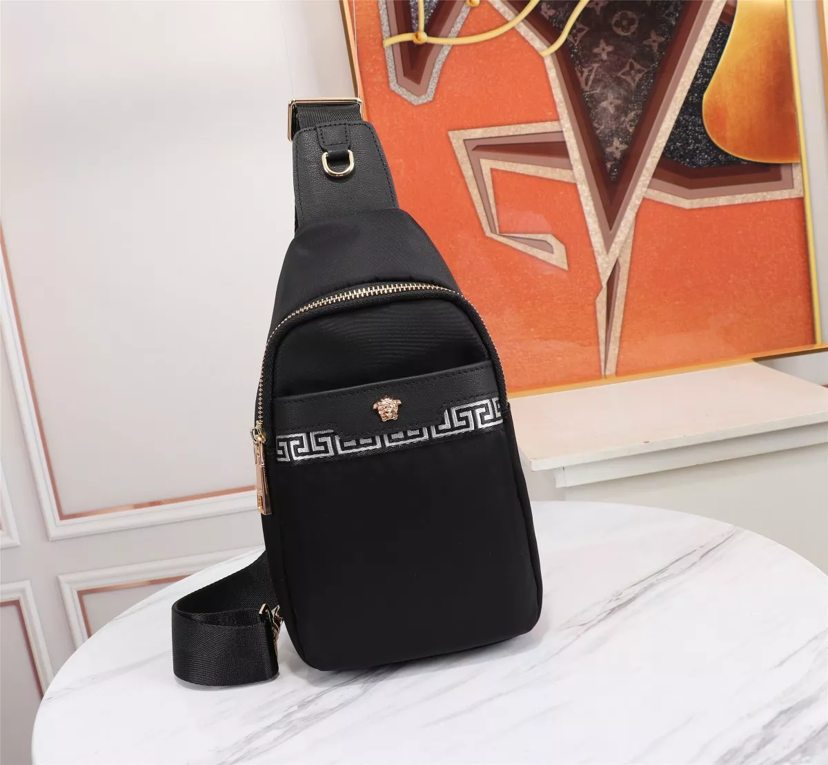 Durable 343 Versace AAA Man Messenger Bags