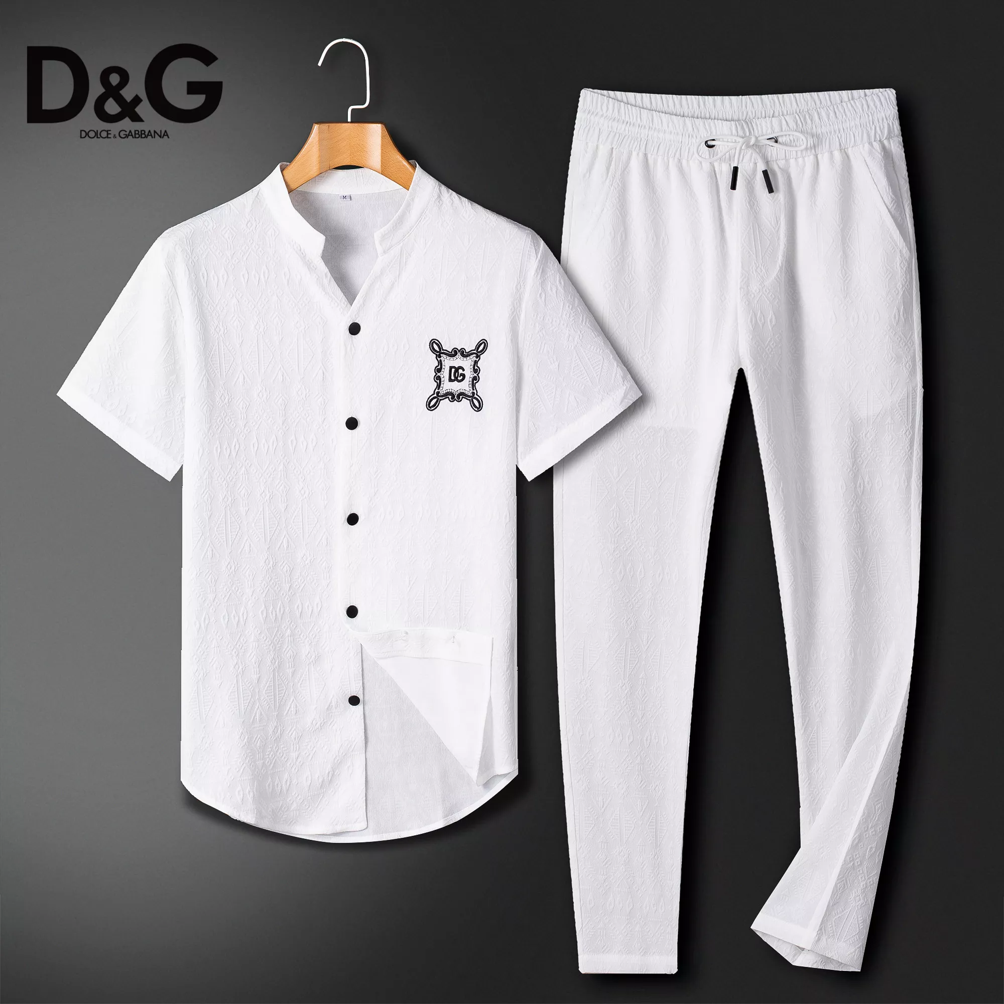 Durable 3450 Dolce & Gabbana D&G Tracksuits Short Sleeved For Men