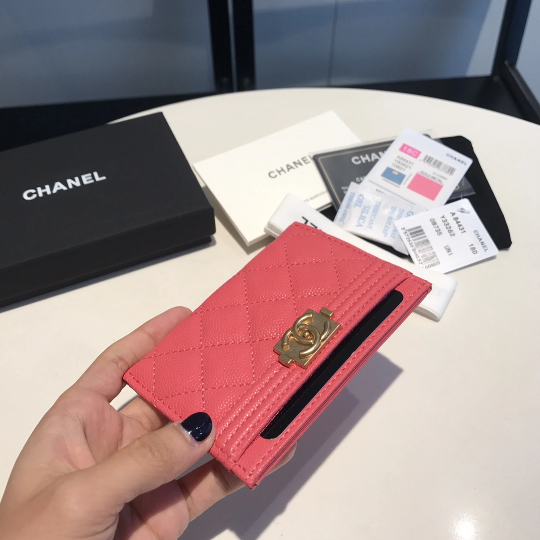 Durable 3720 Chanel AAA Quality Card Case For Women