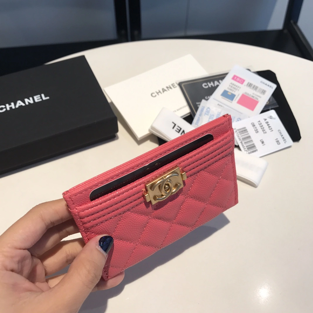 Durable 3720 Chanel AAA Quality Card Case For Women