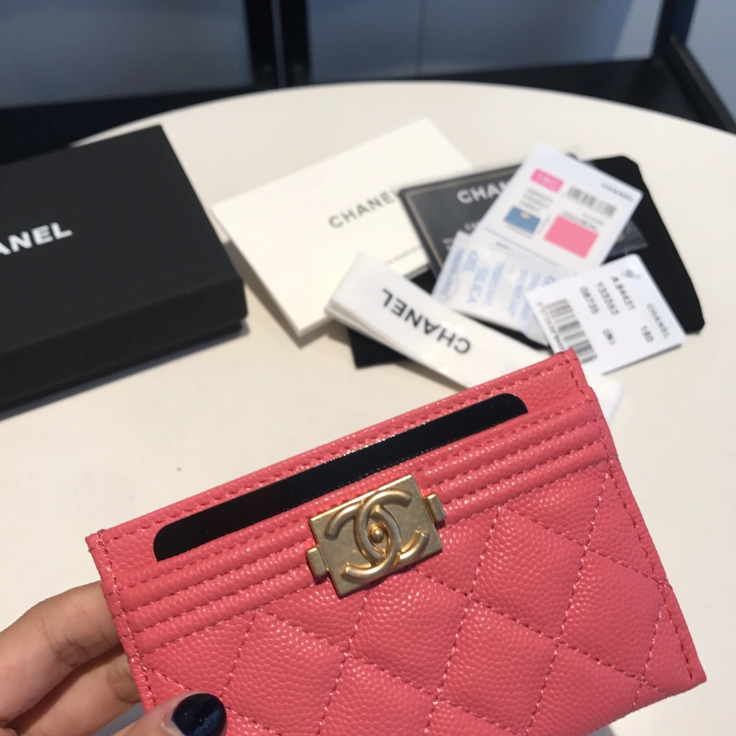 Durable 3720 Chanel AAA Quality Card Case For Women