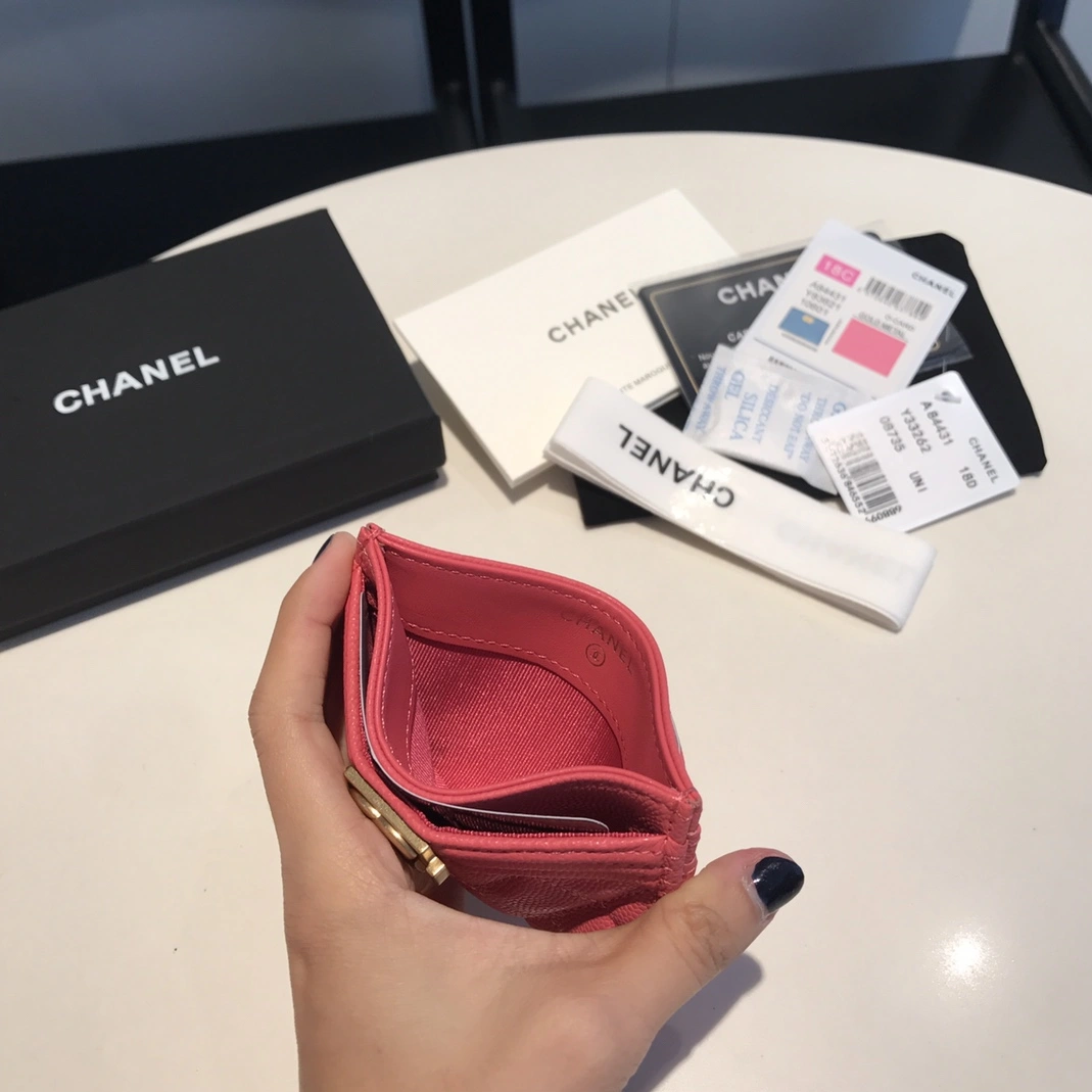 Durable 3720 Chanel AAA Quality Card Case For Women