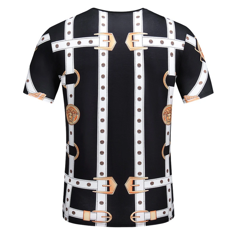 Durable 3843 Versace T-Shirts Short Sleeved For Men