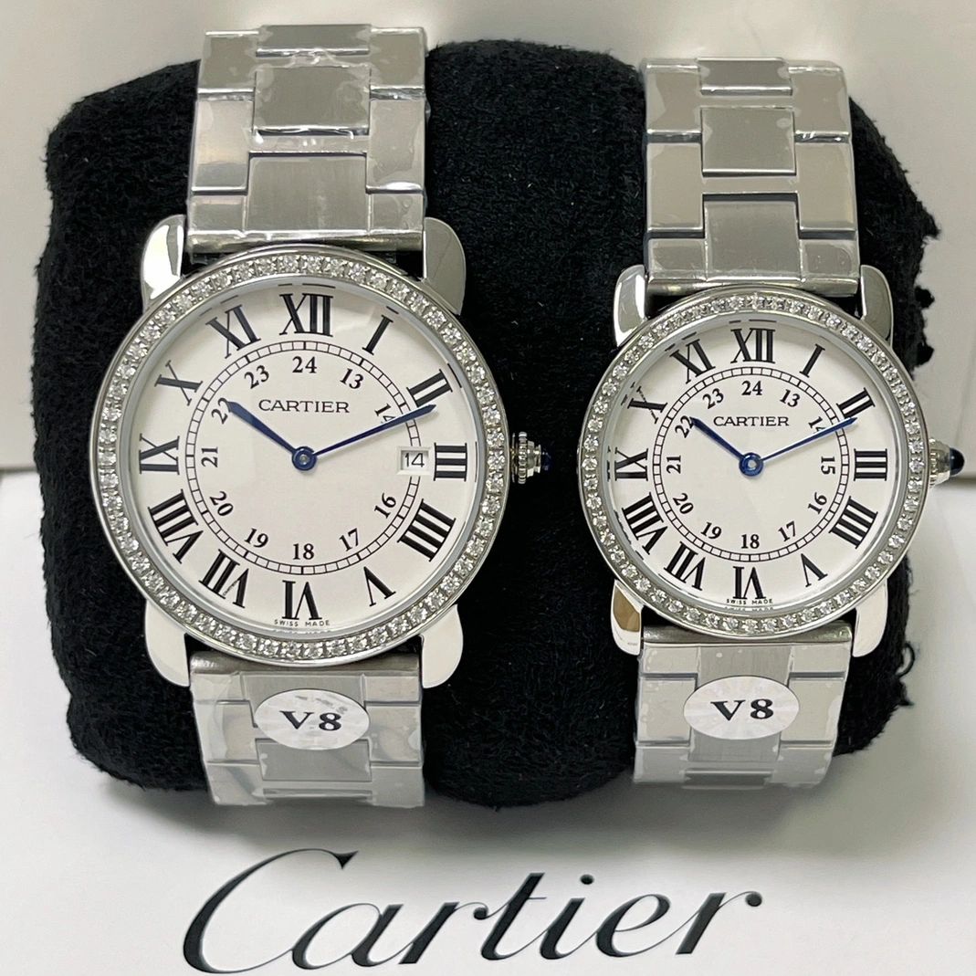 Durable 3954 Cartier AAA Quality Watches For Unisex