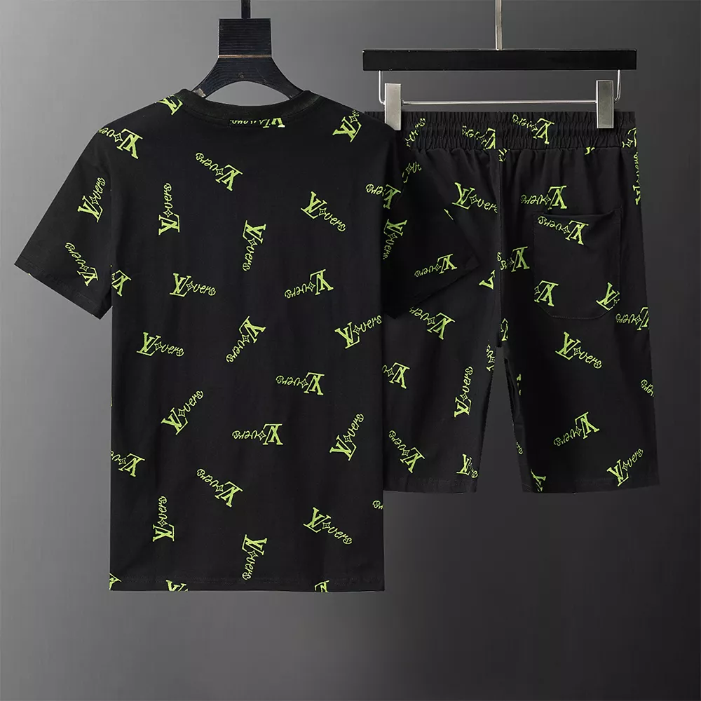 Durable 3954 Louis Vuitton LV Tracksuits Short Sleeved For Men