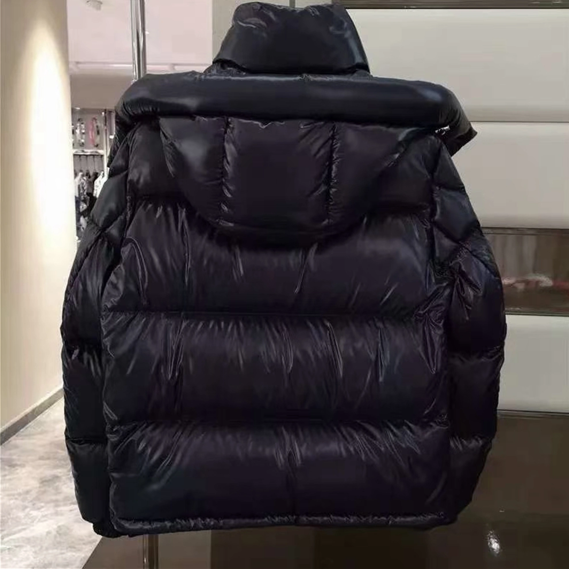 Durable 4050 Moncler Down Feather Coat Long Sleeved For Unisex