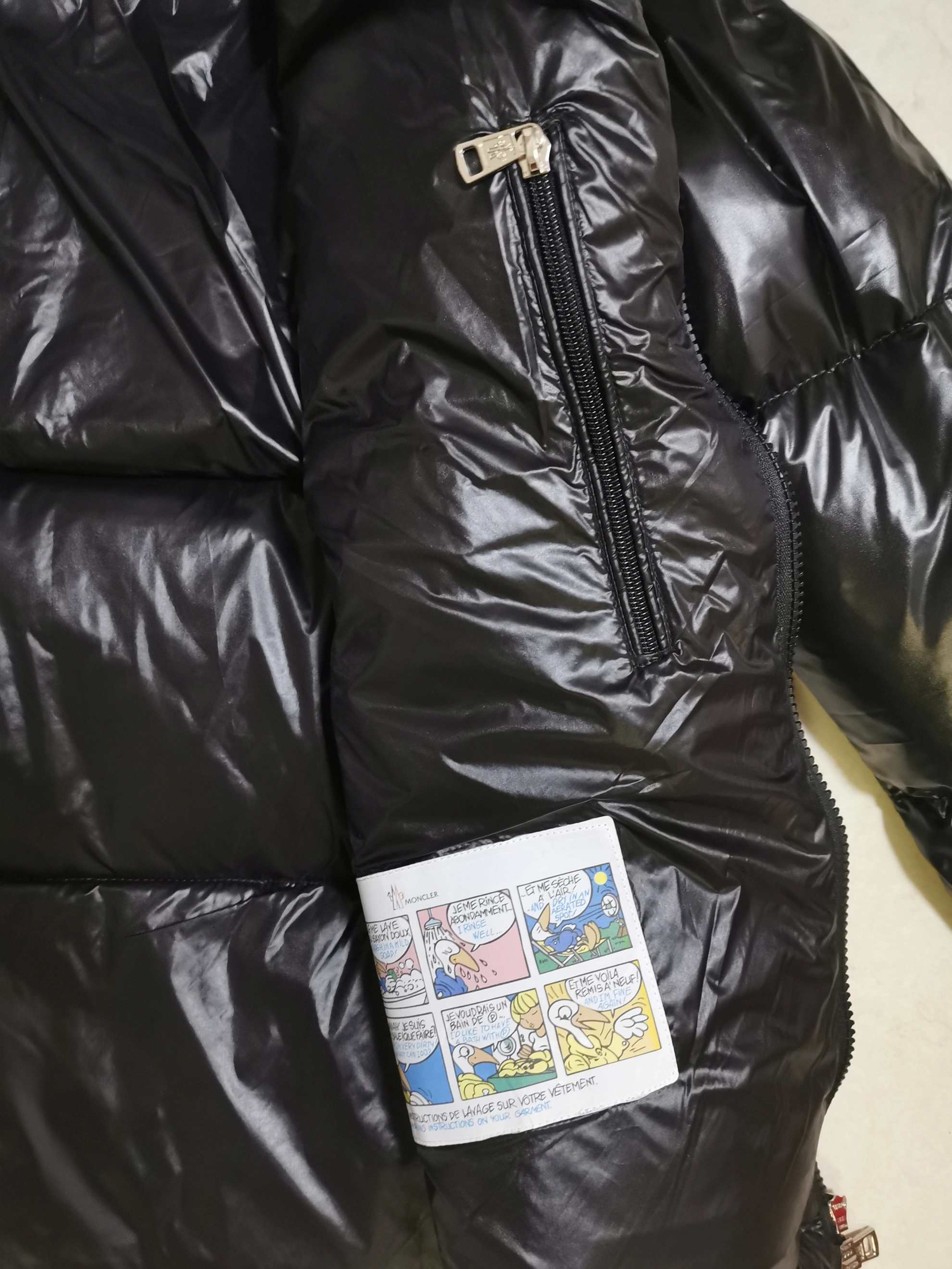 Durable 4050 Moncler Down Feather Coat Long Sleeved For Unisex