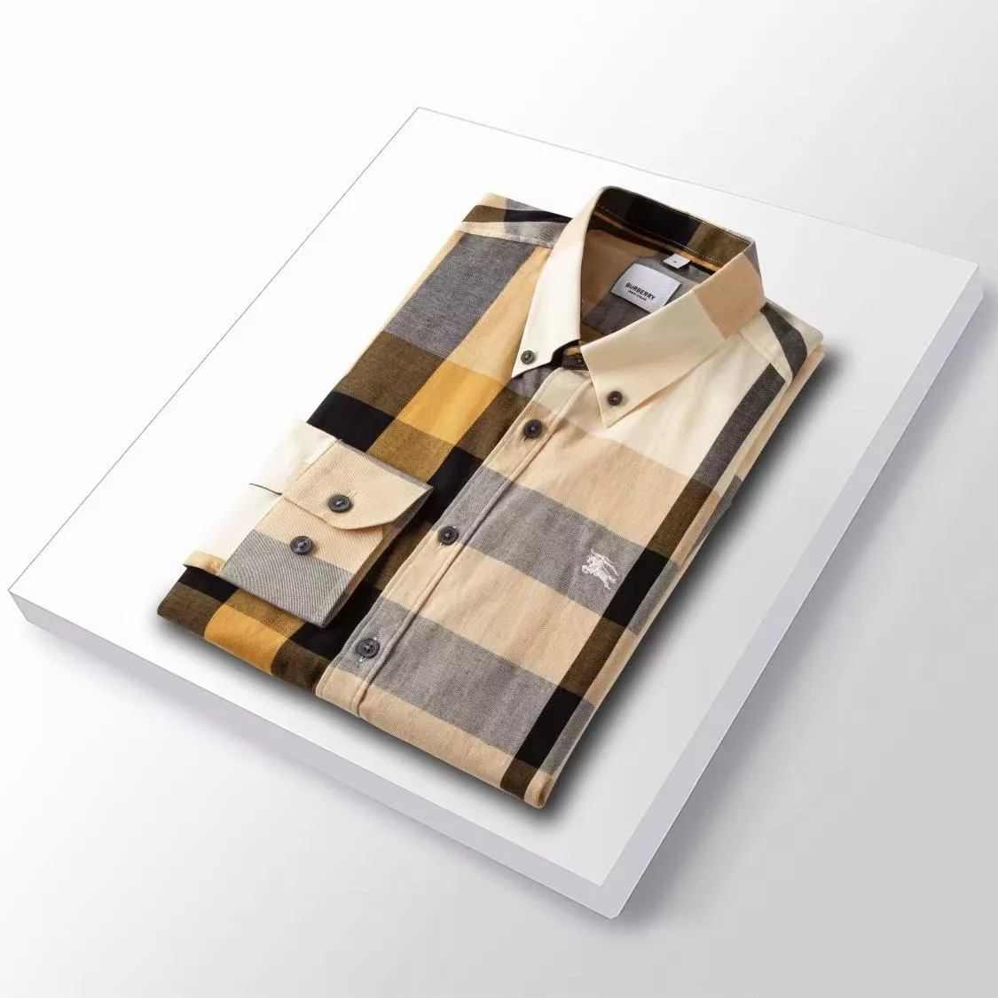 Durable 4116 Burberry Shirts Long Sleeved For Men