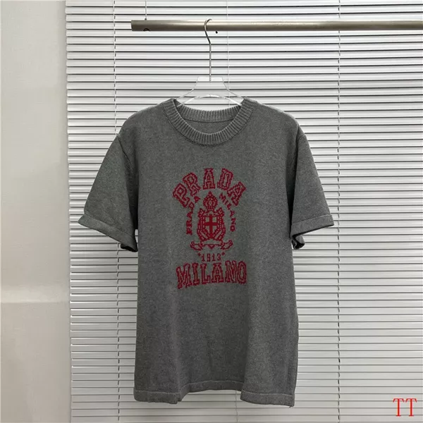 Durable 4192 Prada T-Shirts Short Sleeved For Men