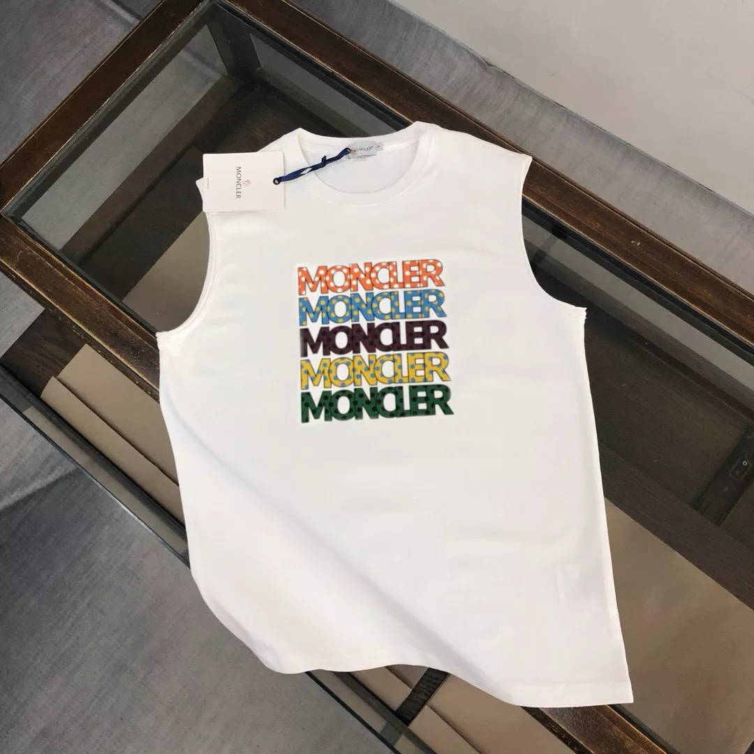 Durable 4325 Moncler T-Shirts Sleeveless For Unisex