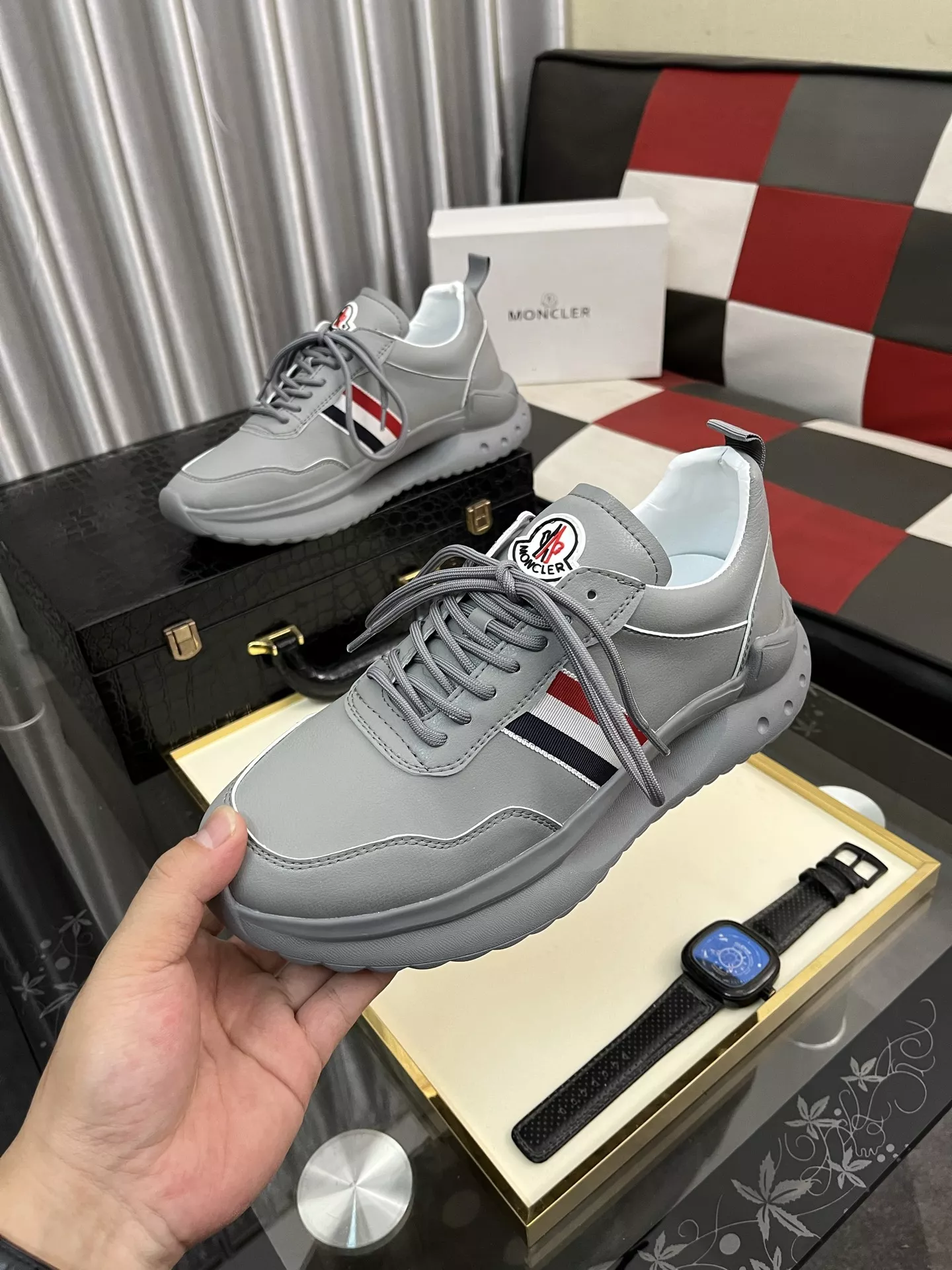 Durable 4567 Moncler Casual Shoes For Men