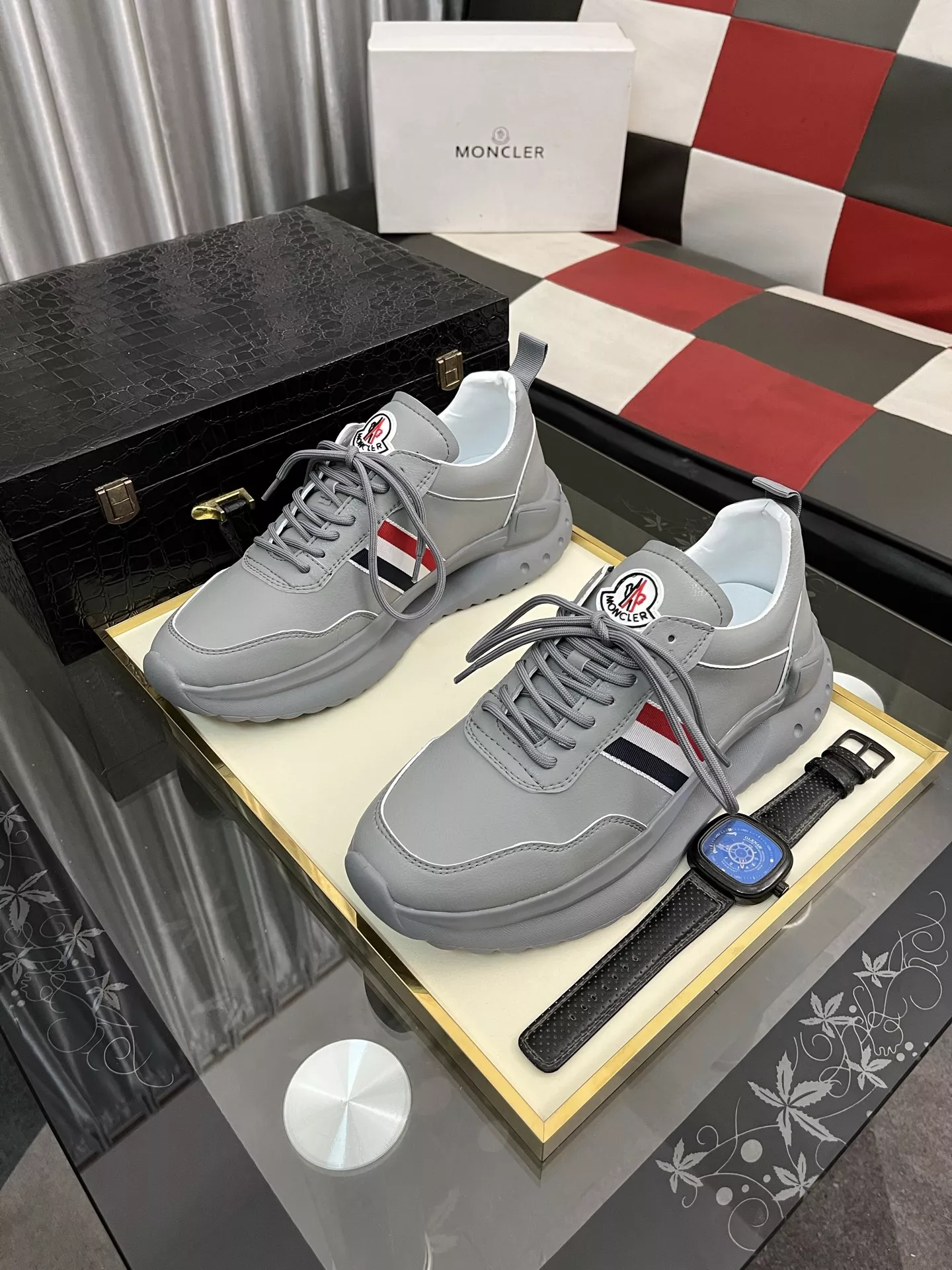 Durable 4567 Moncler Casual Shoes For Men