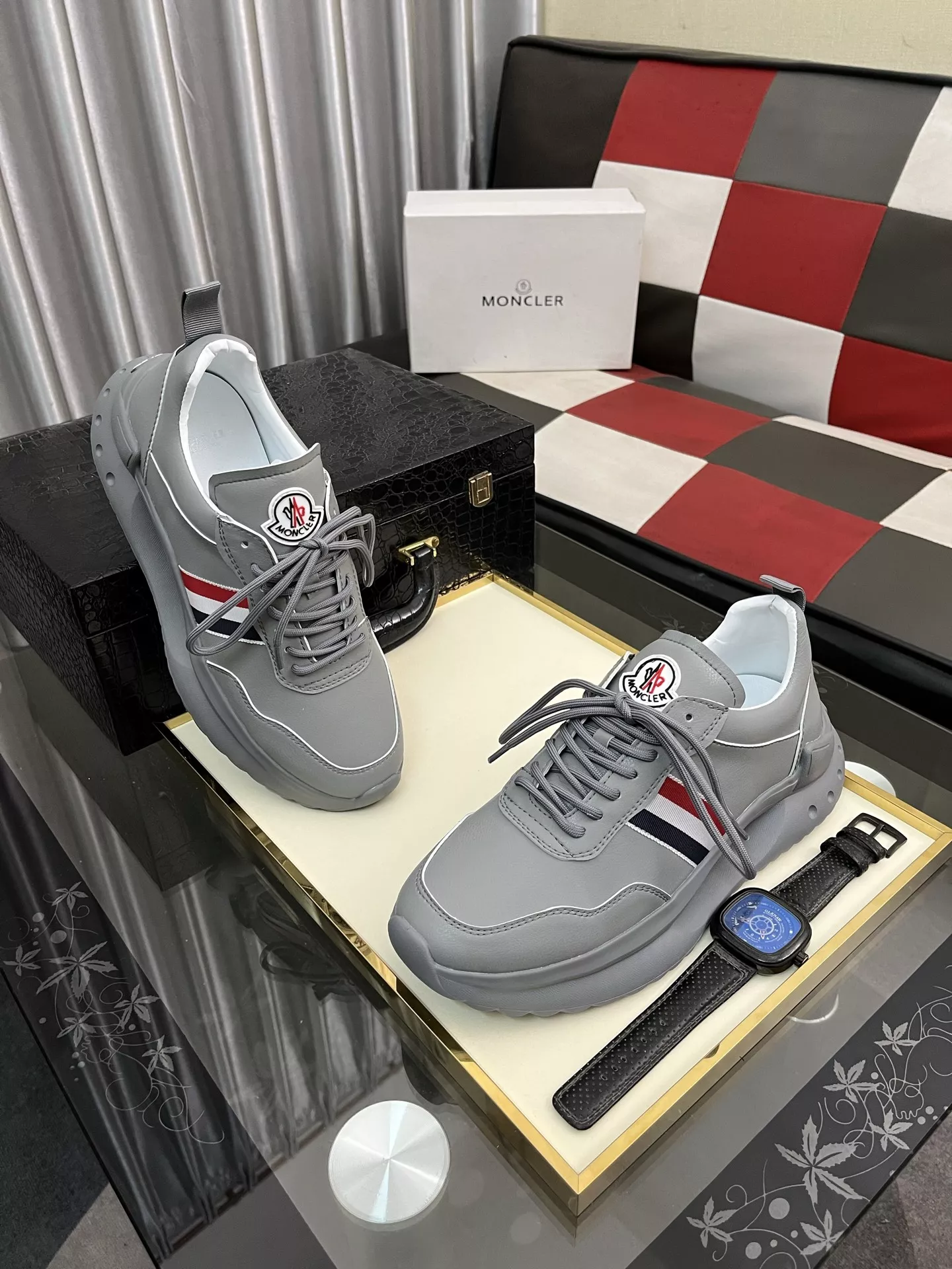 Durable 4567 Moncler Casual Shoes For Men