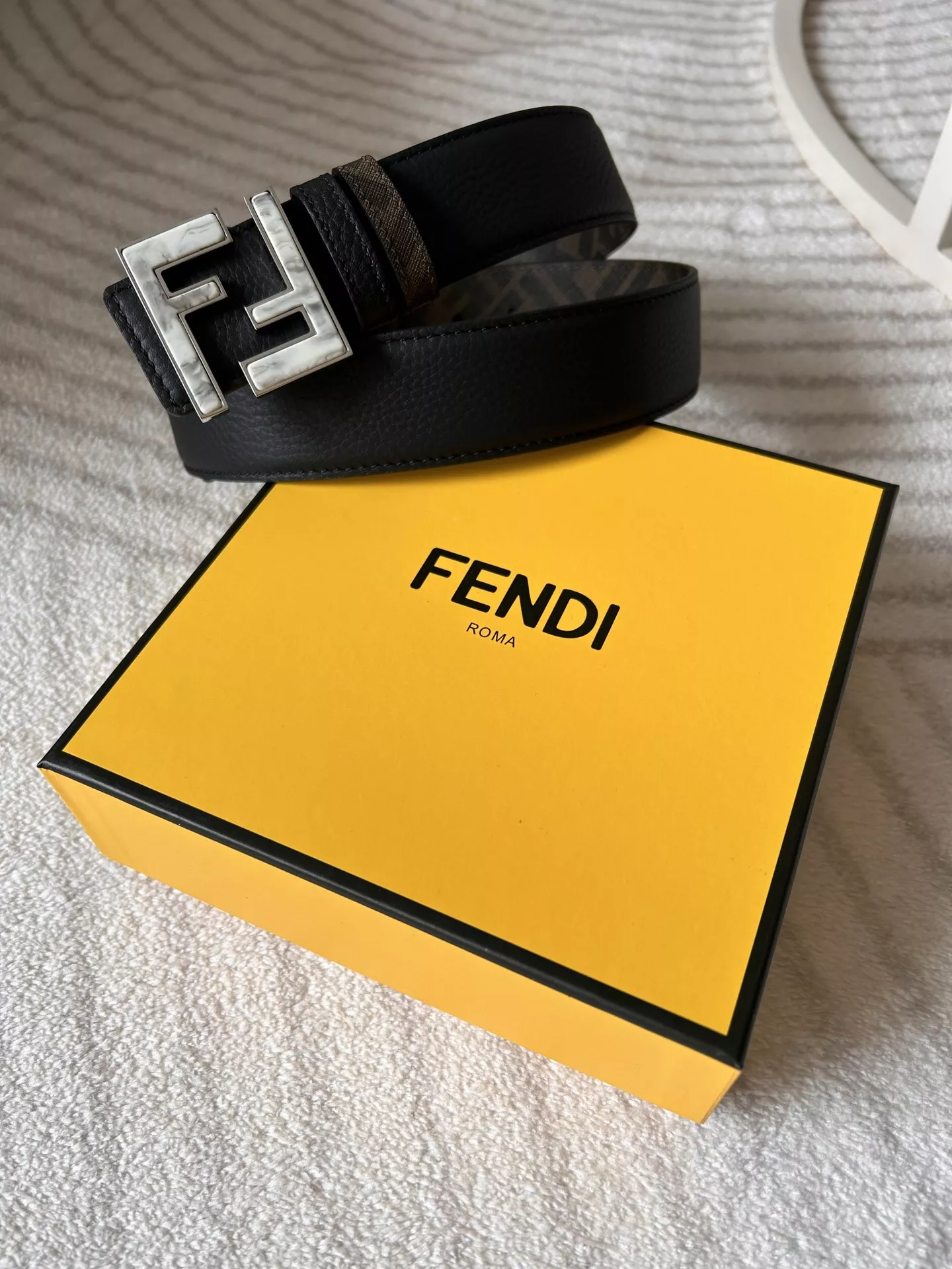Durable 4758 Fendi AAA Quality Belts In 4.0cm For Men