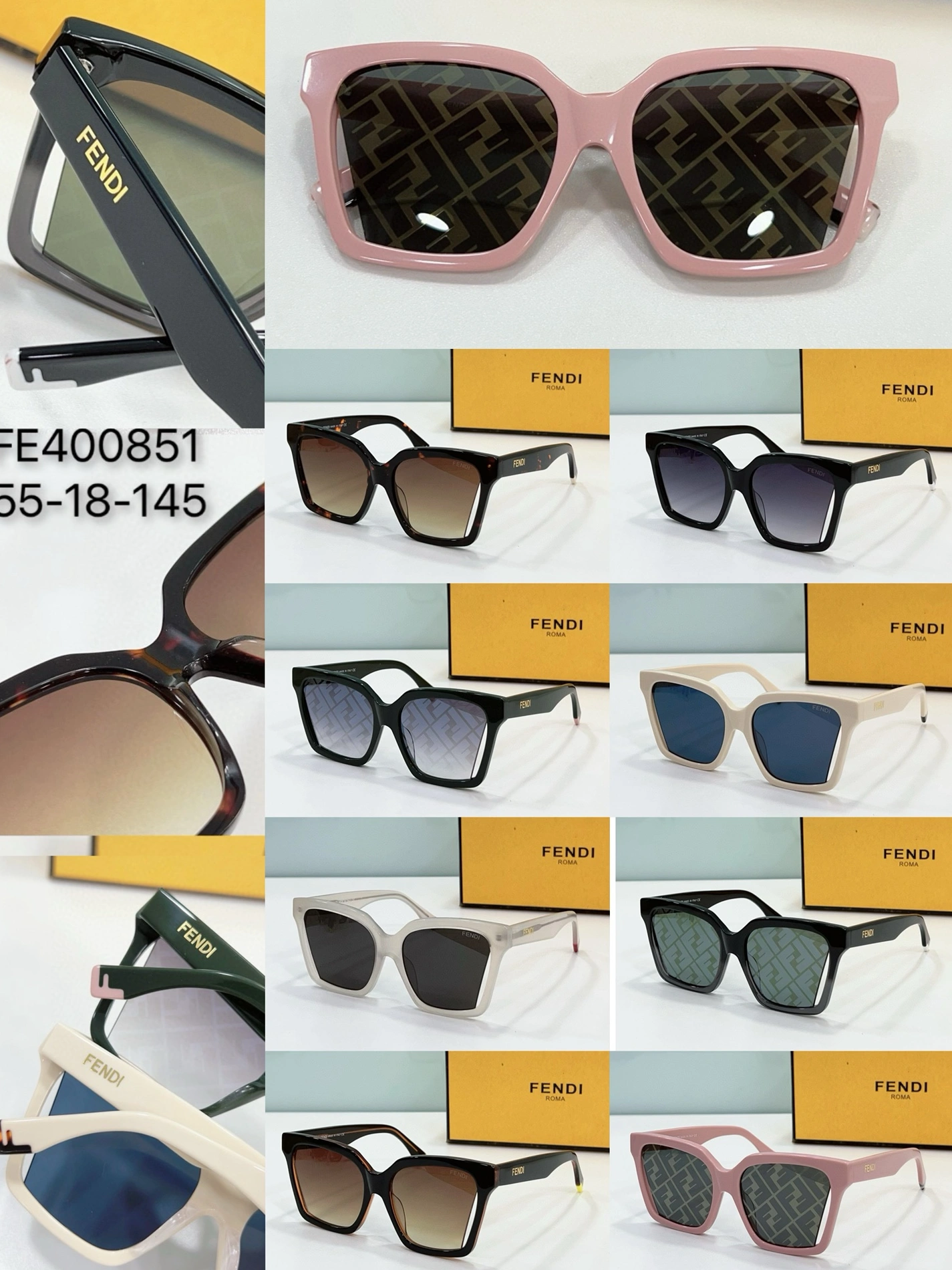 Durable 4825 Fendi AAA Quality Sunglasses