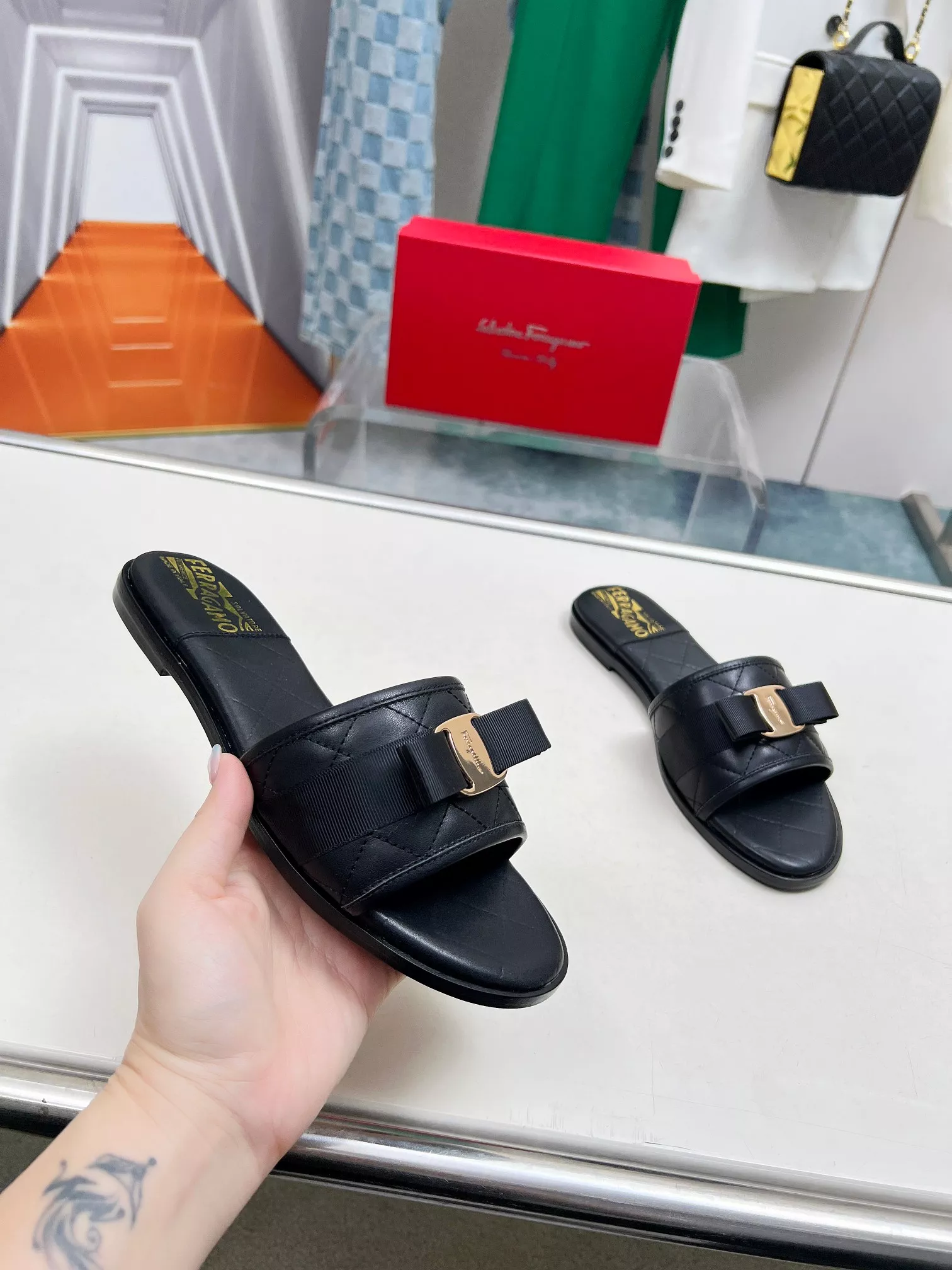 Durable 485 Salvatore Ferragamo Slippers For Women