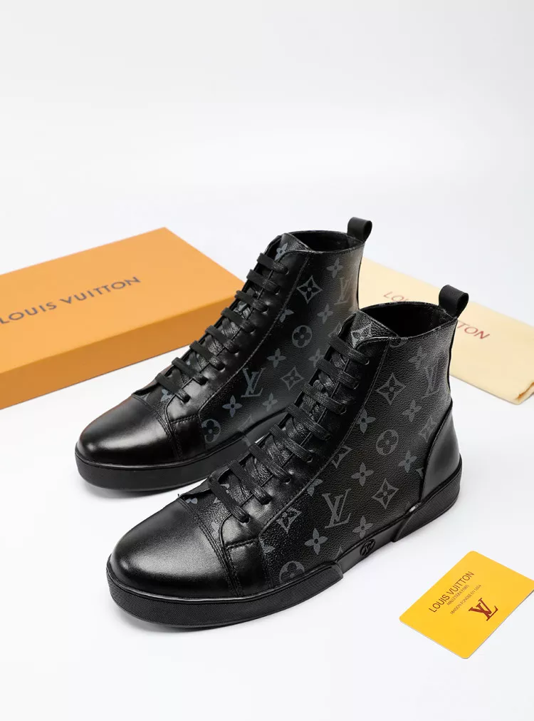 Durable 4939 Louis Vuitton High Tops Shoes For Men