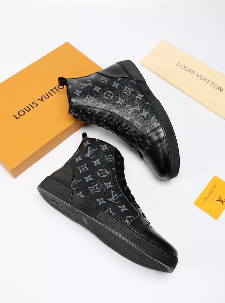 Durable 4939 Louis Vuitton High Tops Shoes For Men