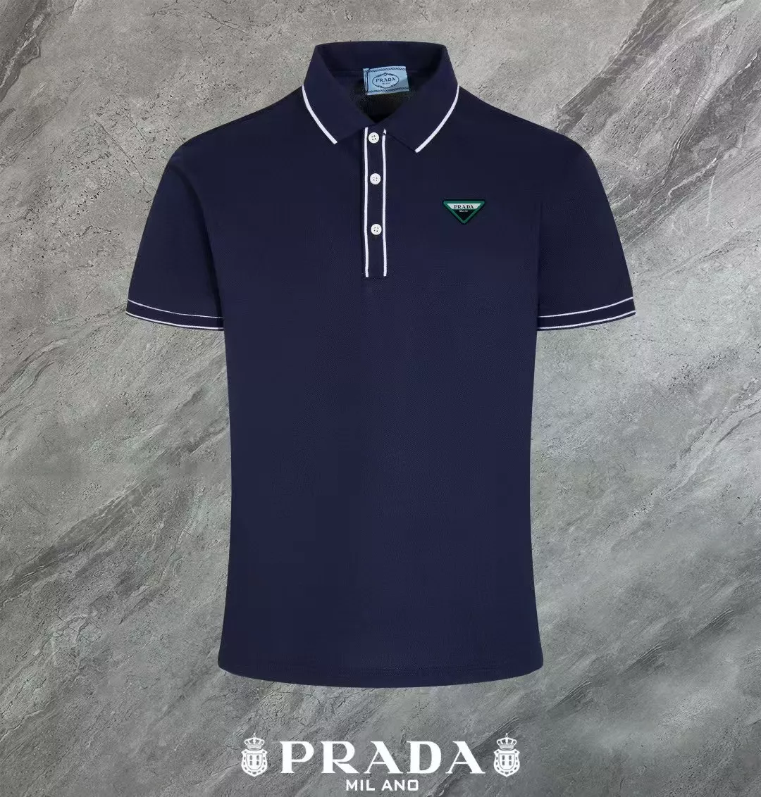 Durable 4972 Prada T-Shirts Short Sleeved For Men