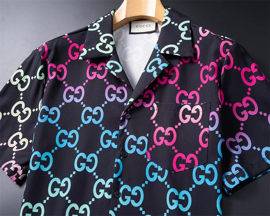Durable 5153 Gucci Tracksuits Short Sleeved For Men