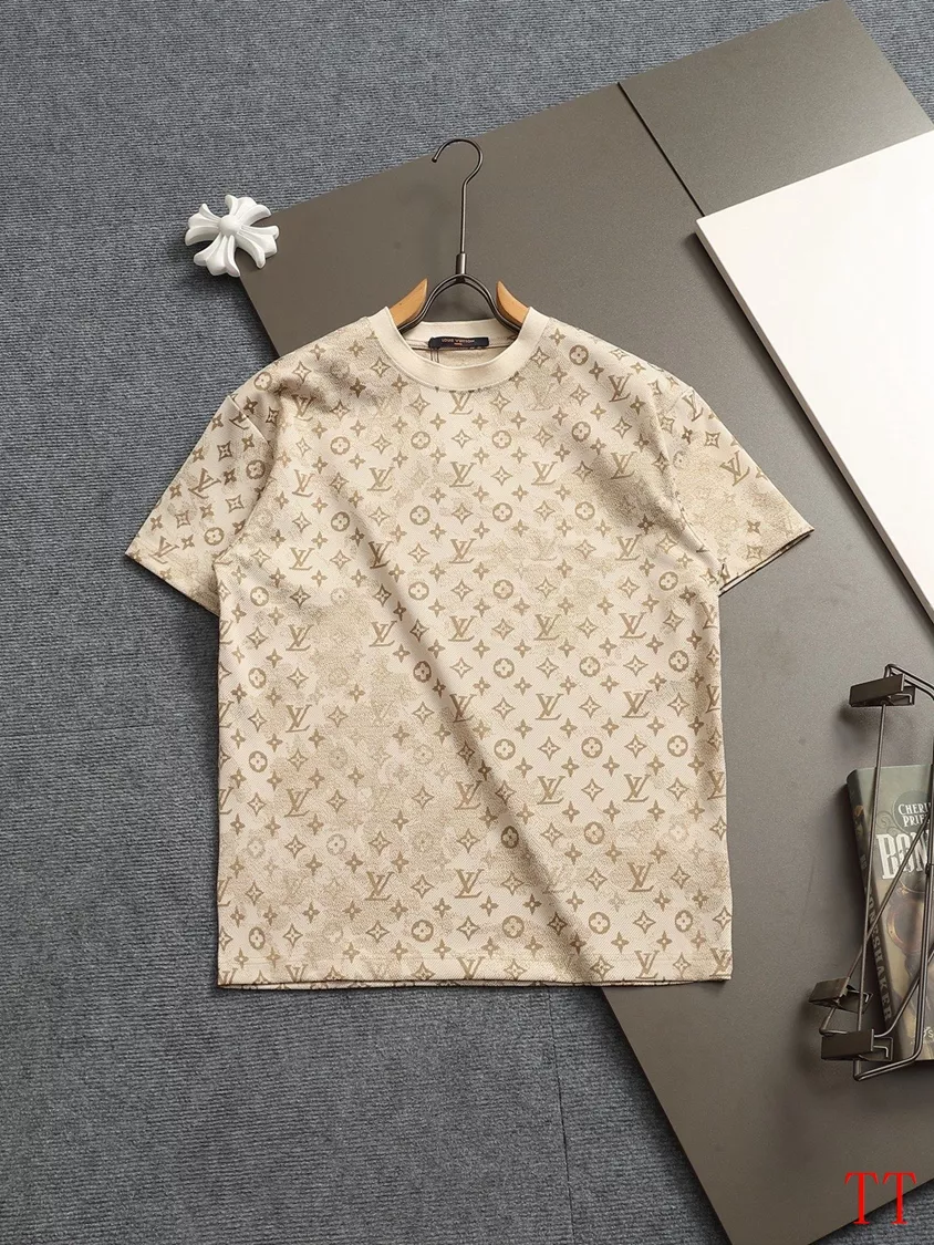 Durable 5411 Louis Vuitton LV T-Shirts Short Sleeved For Unisex