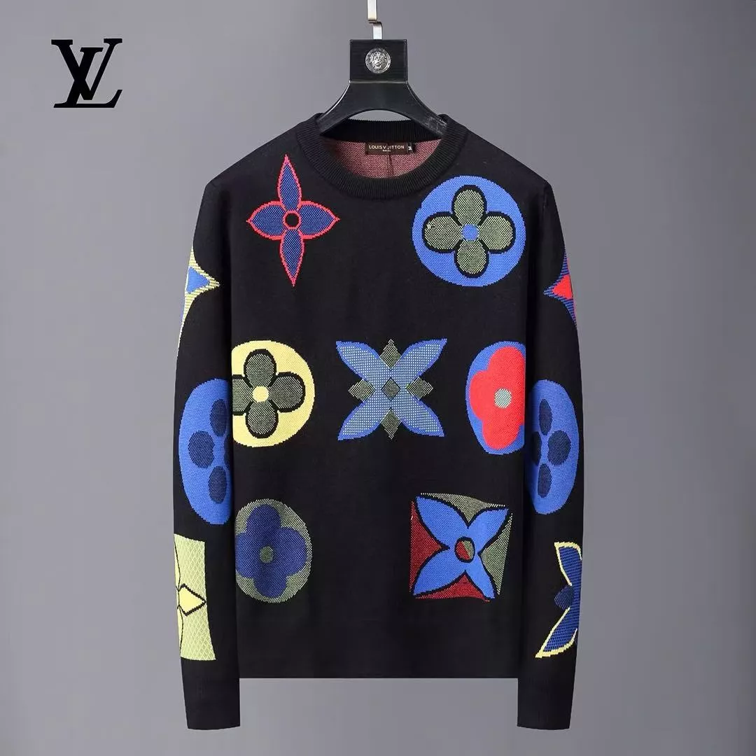 Durable 5423 Louis Vuitton LV Sweaters Long Sleeved For Men