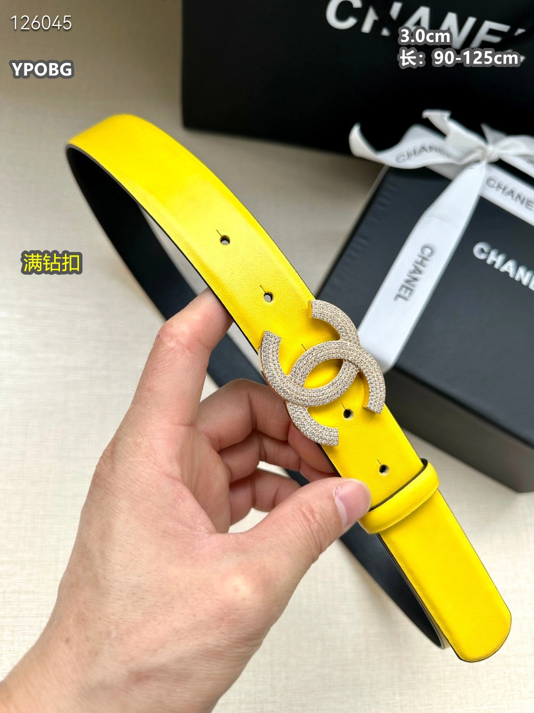 Durable 5553 Chanel AAA Quality Belts For Unisex