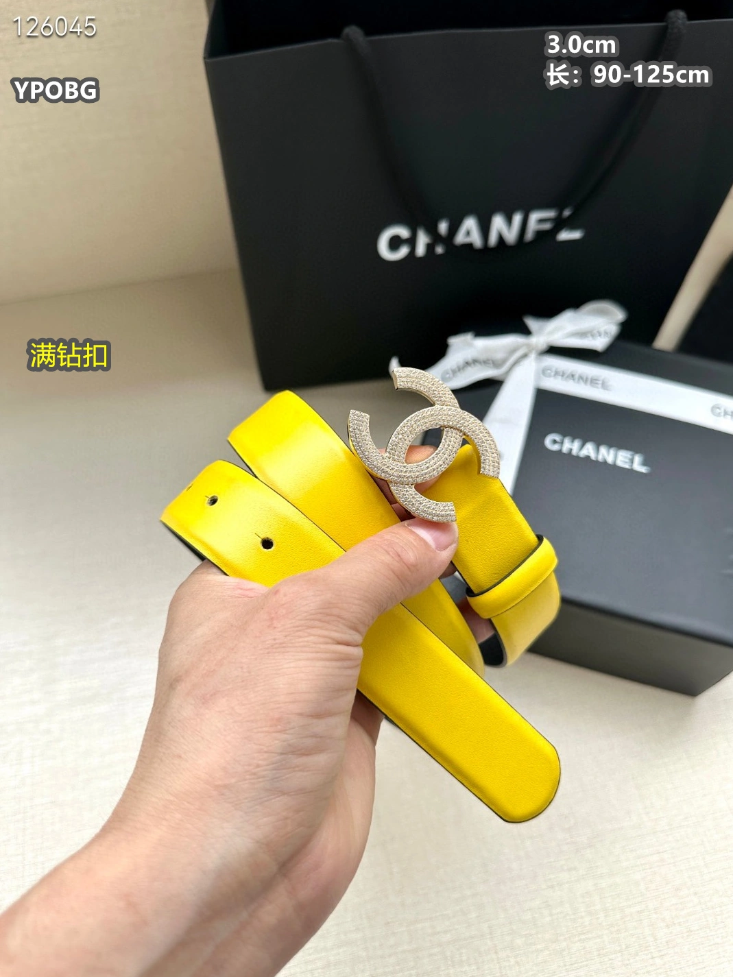 Durable 5553 Chanel AAA Quality Belts For Unisex