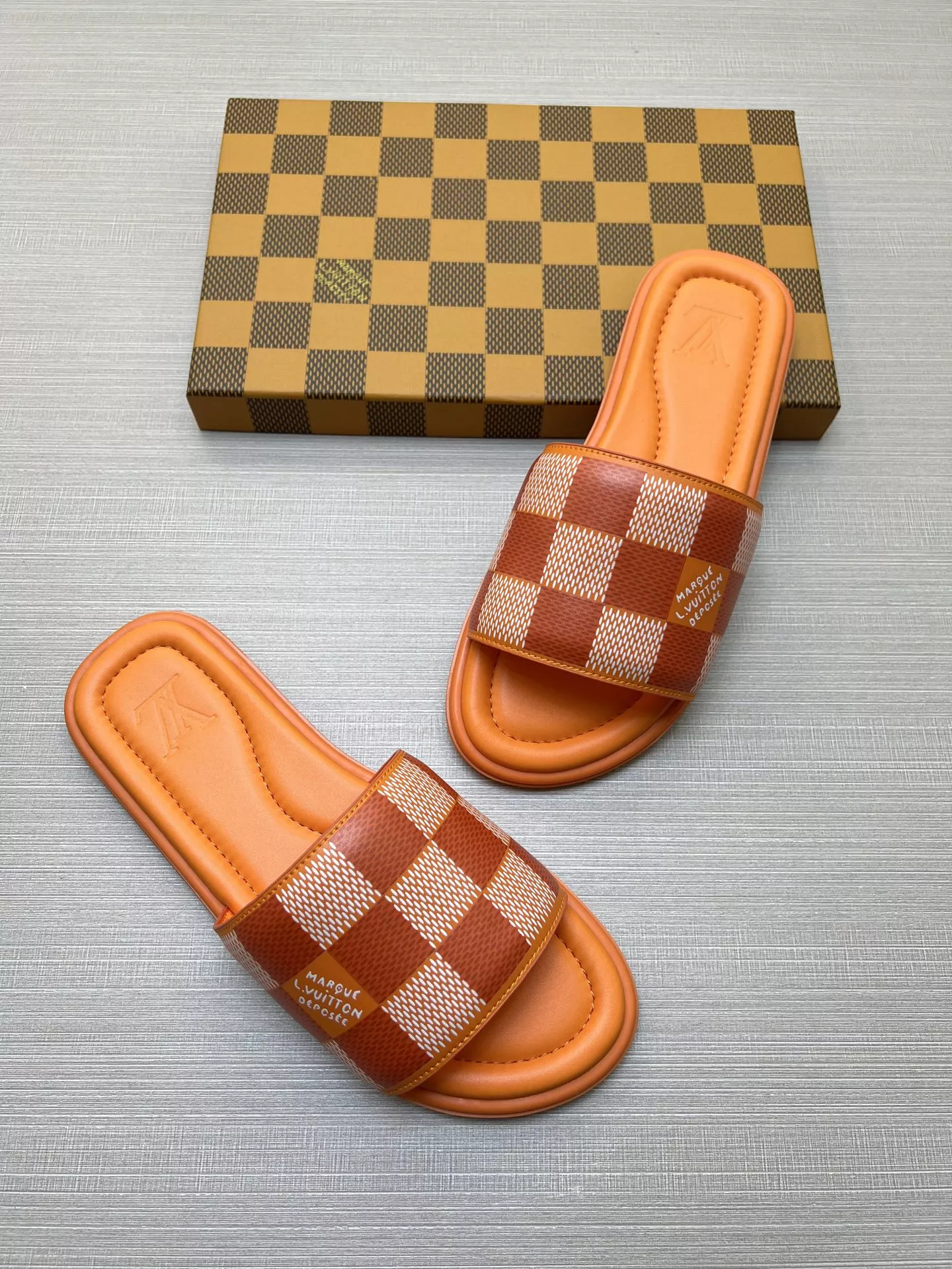 Durable 574 Louis Vuitton Slippers For Men