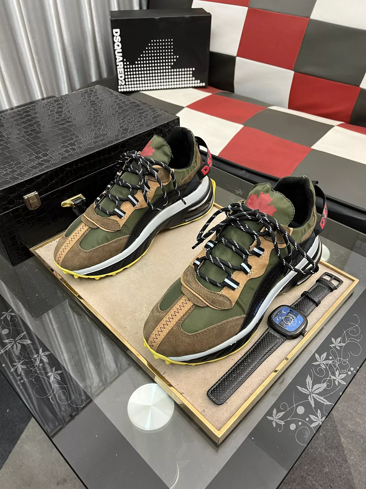 Durable 5837 Dsquared Casual Shoes For Men