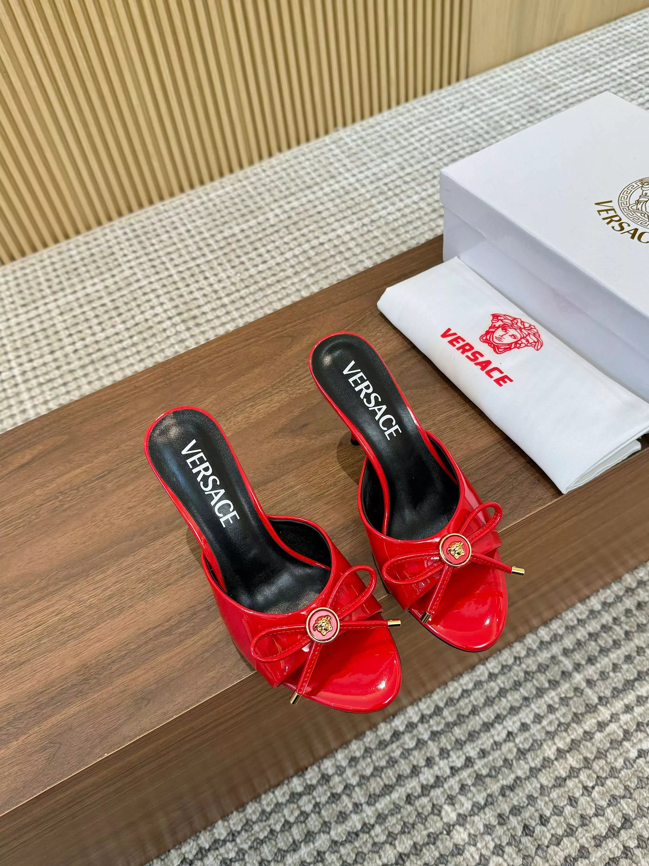 Durable 5865 Versace Slippers For Women